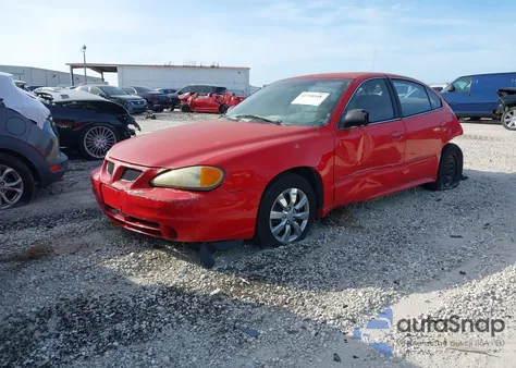 2003 Pontiac Grand Am Se из США, поврежденный, VIN 1G2NE52F23C201752